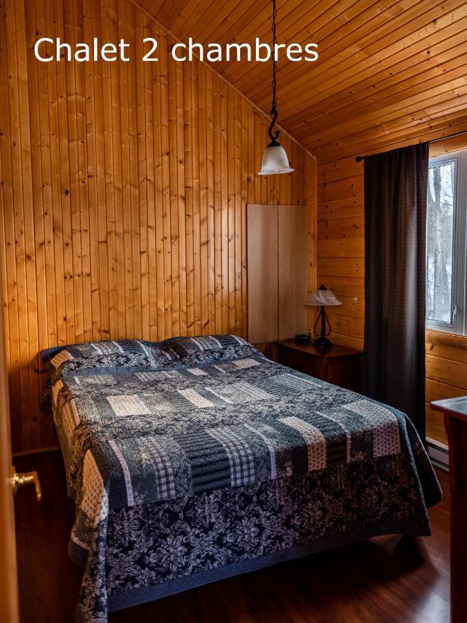Chalets Et Spa Lac Saint-Jean Chambord Exteriör bild