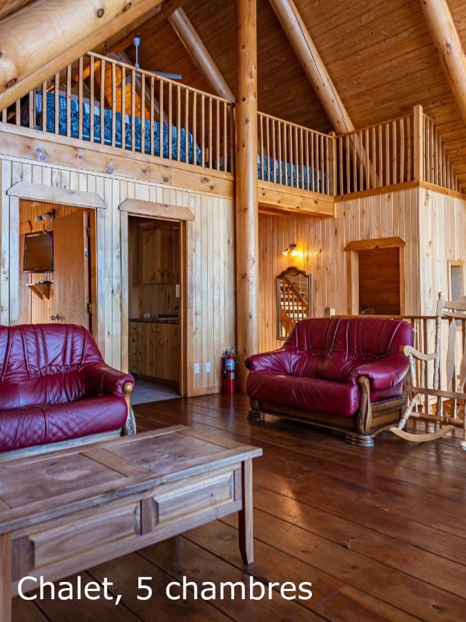 Chalets Et Spa Lac Saint-Jean Chambord Exteriör bild