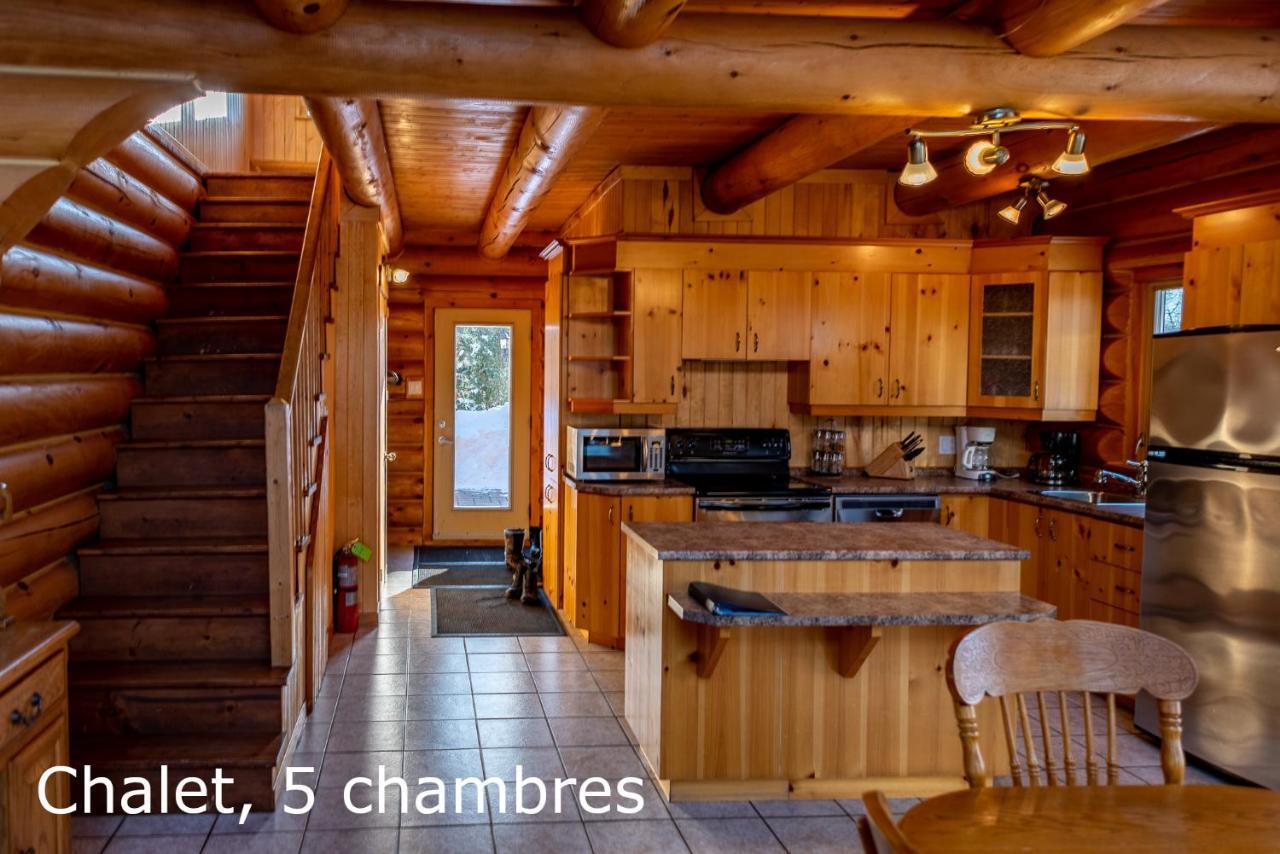 Chalets Et Spa Lac Saint-Jean Chambord Exteriör bild