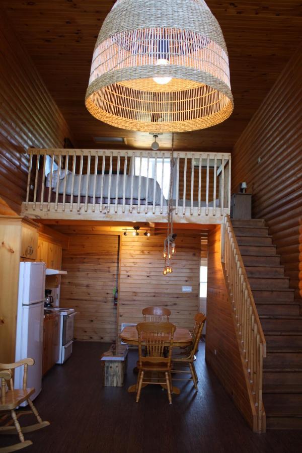 Chalets Et Spa Lac Saint-Jean Chambord Exteriör bild
